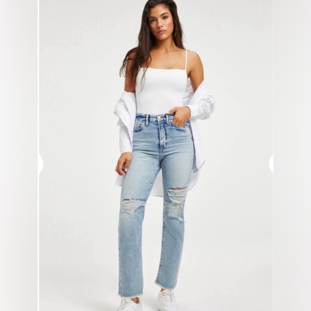 Good American Good Boy Curvy Jean New With Tags